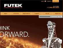 Tablet Screenshot of futek.com